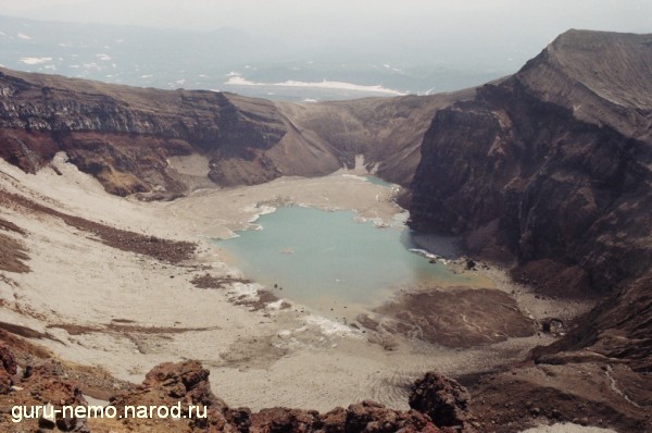 Первый кратер с ледником